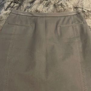 Banana republic gray pencil skirt